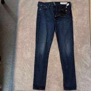 rag & bone Women's Deep Indigo Skinny Jeans
